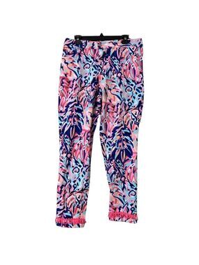 Simply Southern womens size XL rainforest pants frilly hem pastel colors NEW NWT